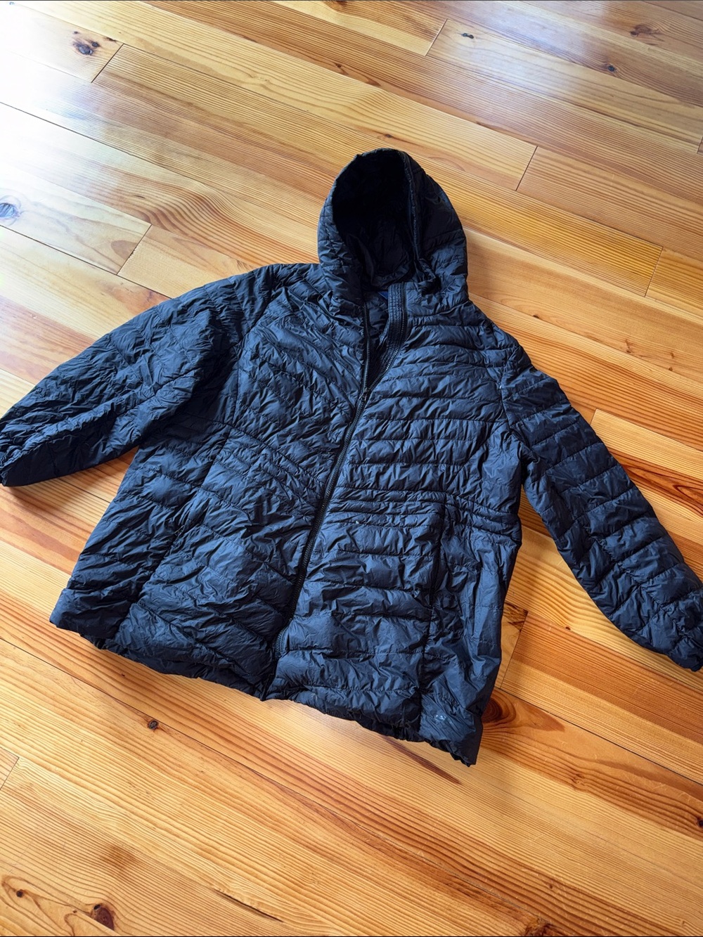 Lands' End Hooded Puffer Jacket